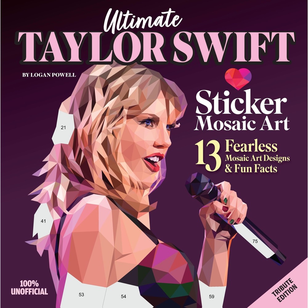 NWT Ultimate Taylor Swift Sticker Mosaic Art Book Sticker by Number